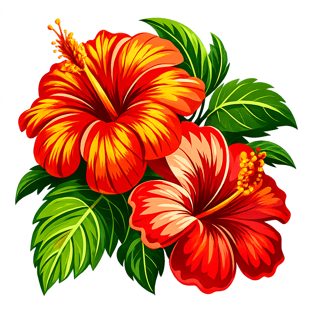 Hibiscus Watermark